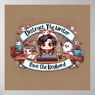 Poster Charming Chaos : Les maux de l'écrivain