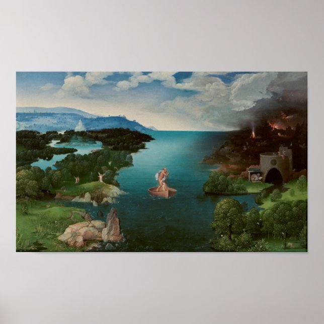 Poster Charon Traversant le Styx (Devant)