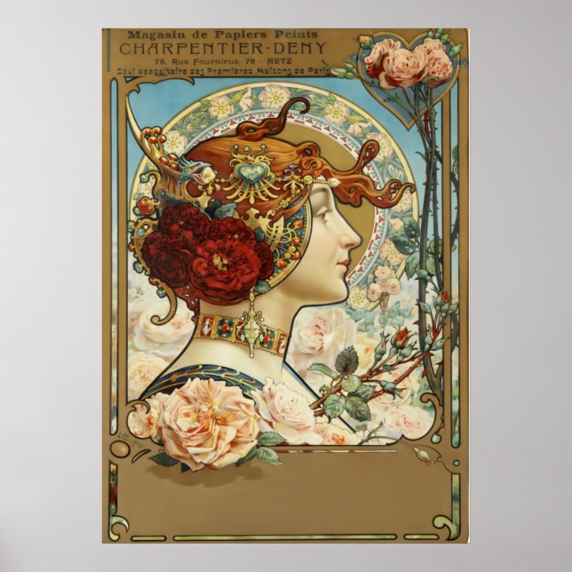 Poster Charpentier par Louis Theophile - Art Nouveau (Devant)