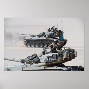 Poster Chars de bataille de M60 Patton