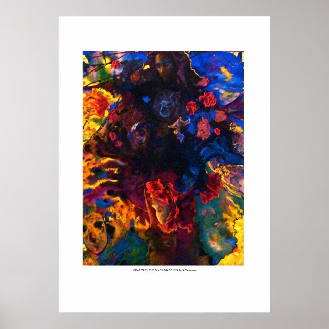 Poster CHARTRES - LA MADONNE NOIRE par S.Tammany (Devant)