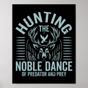 Poster Chasse À La Noble Danse Du Prédateur Et De La Prey