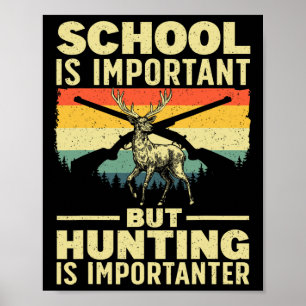 Poster Chasse Amusante Art Pour Garçons Hommes Chasseur C