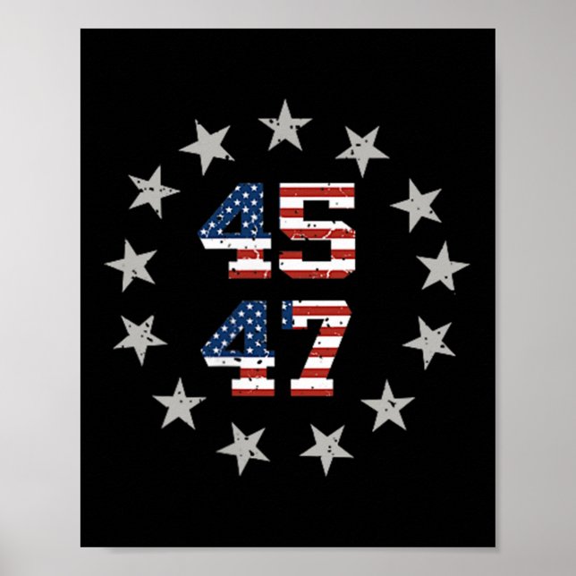 Poster Chasse au canard Trump Camo Bonjour Chasse Saison  (Devant)