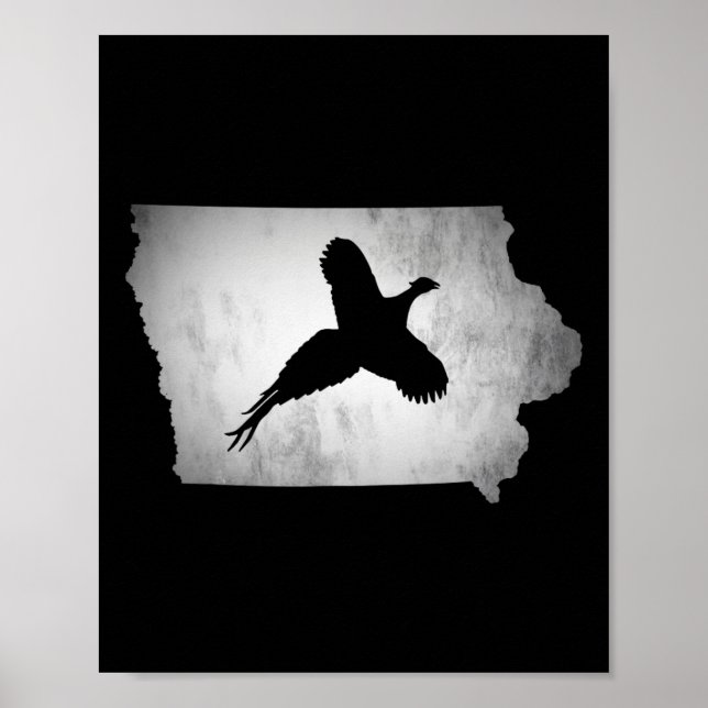 Poster Chasse aux faisans de l'Iowa (Devant)