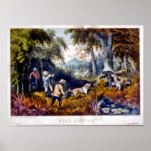 Poster Chasse aux ours