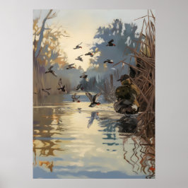 Poster Chasse début de saison chasse que j'ai parlé