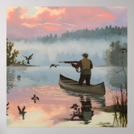 Poster Chasse début de saison chasseur de primes