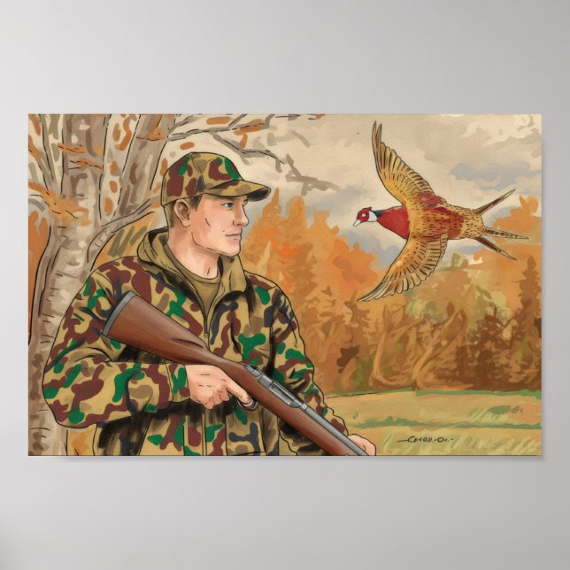 Poster Chasse début de saison chasseur de primes (Devant)