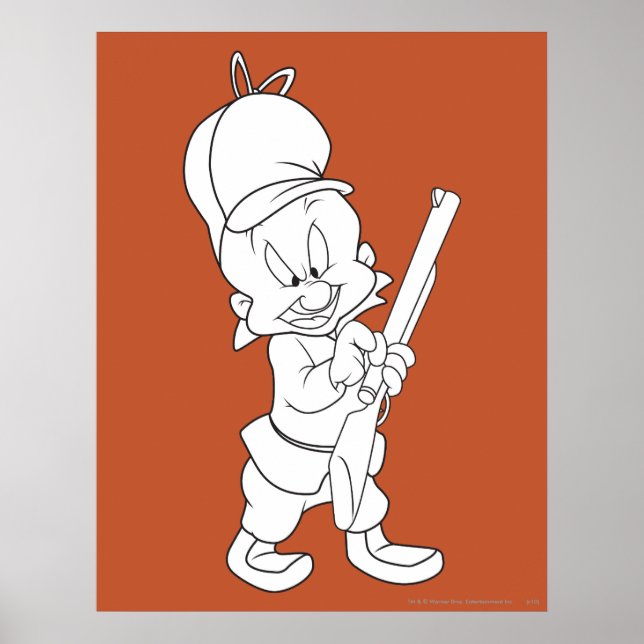 Poster Chasse ELMER FUDD™ (Devant)