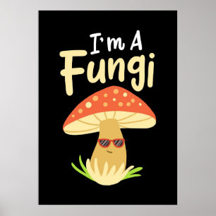 Poster Chasseur De Champignons Je Suis Un Champion