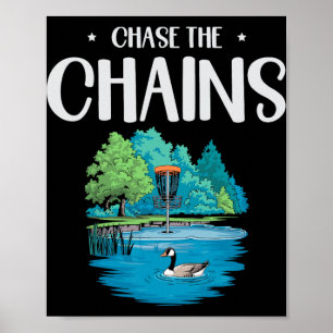 Poster Chassez les chaînes de Disc Golf Scenic Nature