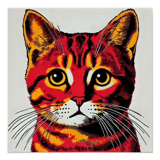 Poster chat (Devant)