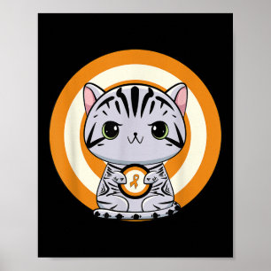 Poster Chat américain à poil court Anime Chatons Sensibil