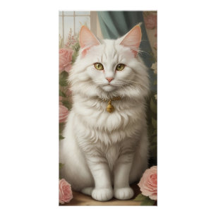 Poster Chat Angora turc