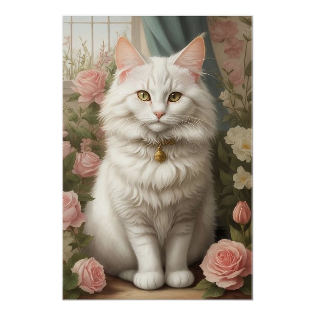 Poster Chat Angora turc (Devant)