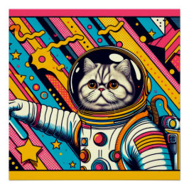 POSTER CHAT-ASTRONAUT PERSIEN 3