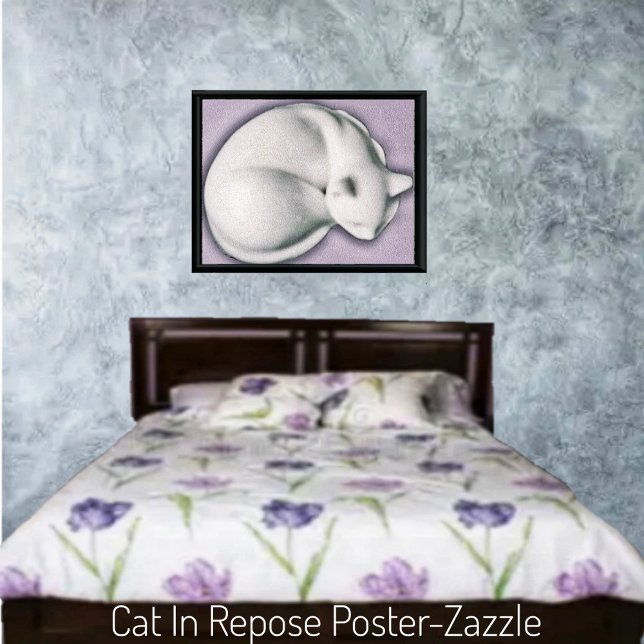 Poster Chat au repos II (Créateur téléchargé)
