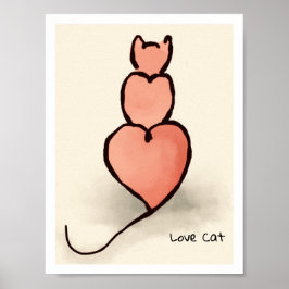 Poster Chat cardiaque
