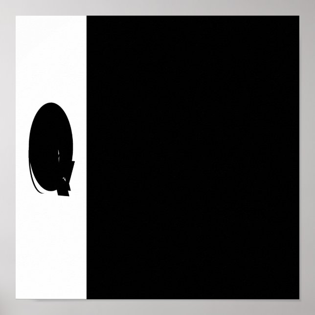 Poster Chat confortable (Devant)