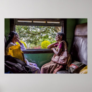 Poster Chat dans le train