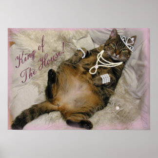 POSTER CHAT D'IMPRIMANTE ÉCLAIRÉ À L'ARRIÈRE