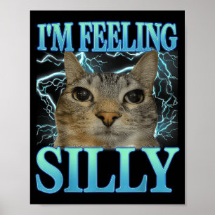 Poster Chat drôle amateur de chats Citation drôle Mème de