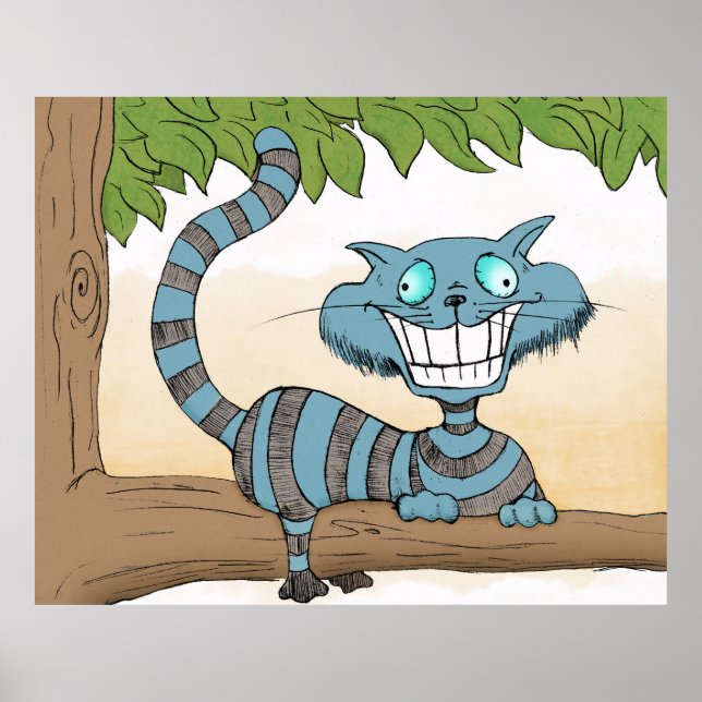 Poster Chat du Cheshire (Devant)