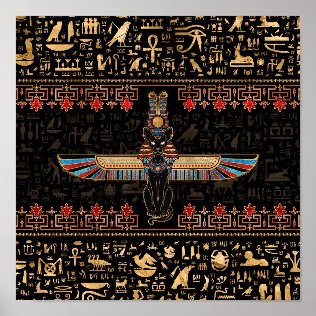 Poster Chat égyptien (Devant)