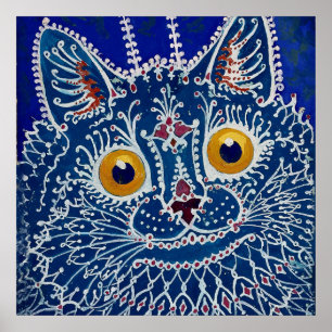 Poster "Chat en style gothique" de Louis Wain