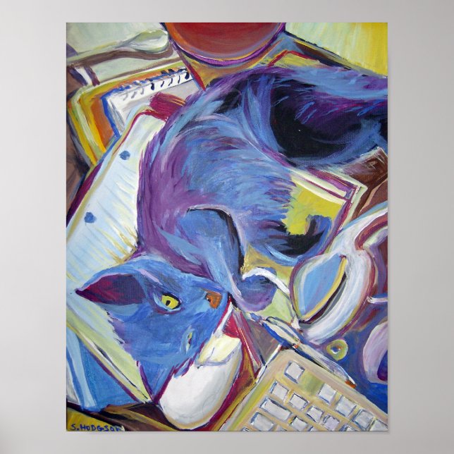 Poster Chat et souris (Devant)