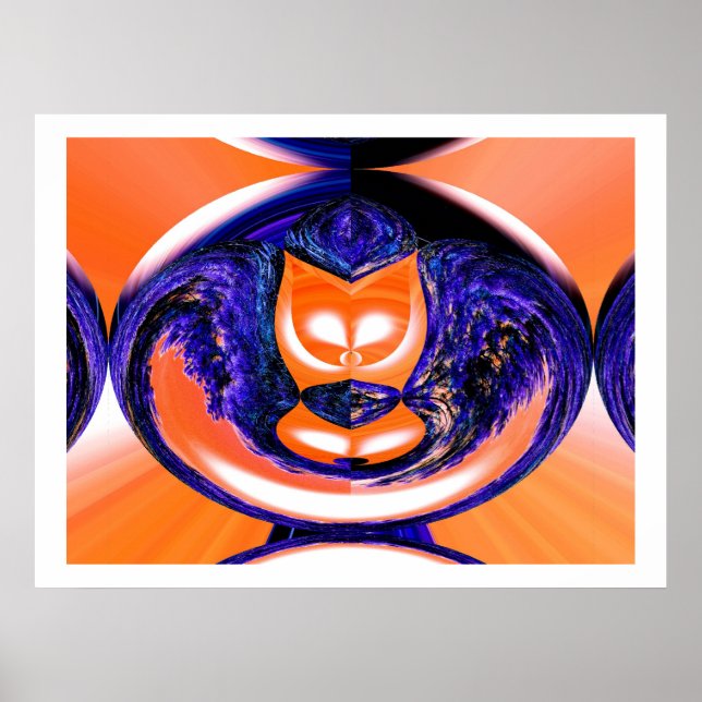 Poster chat fantôme (Devant)