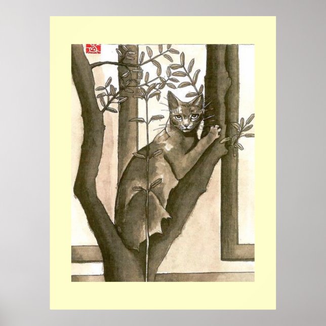 poster chat japonais (Vorne)