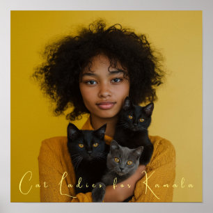 Poster Chat Ladies for Kamala Fine Art