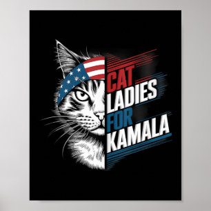 Poster Chat Ladies For Kamala President Kamala Harris 202