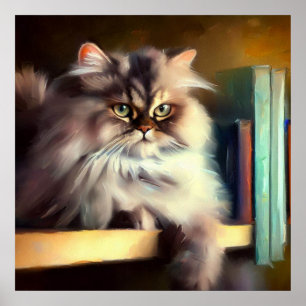 Poster Chat Longhair
