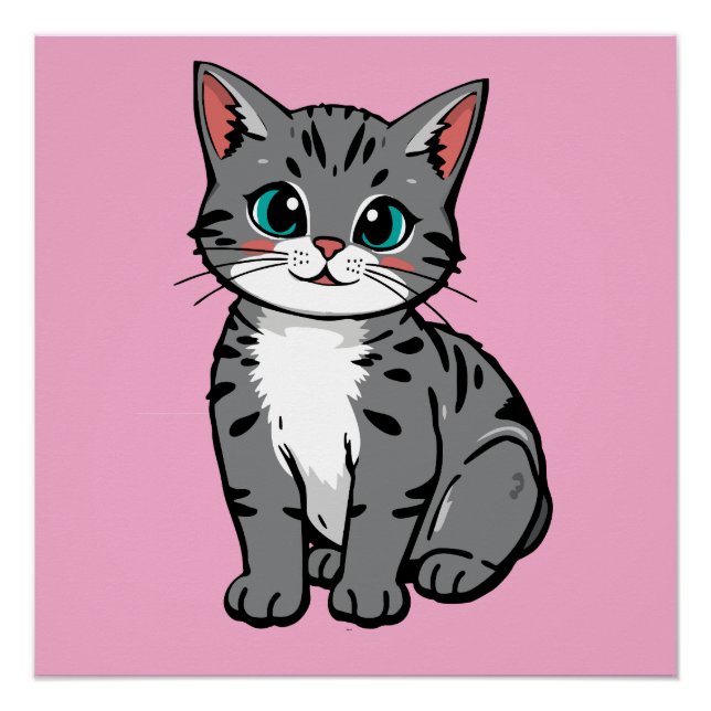 poster chat mignon  (Vorderseite)