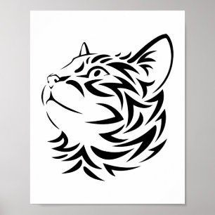 Poster chat noir