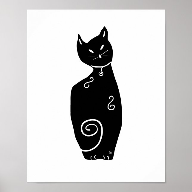 Poster Chat Noir (Devant)