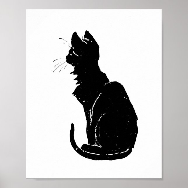 Poster Chat noir, Alexandre Steinlen (Devant)