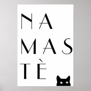 Poster Chat noir de Namaste
