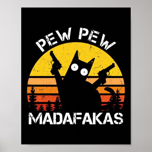 Poster Chat - Pew Pew Madafakas Crazy Summer Chat Avec Ar (Devant)