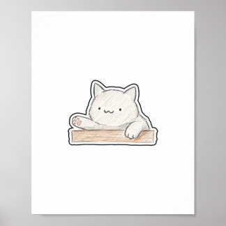 Poster Chat qui tambourine