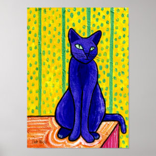 Poster Chat Violet