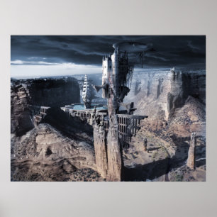 Poster Château blanc