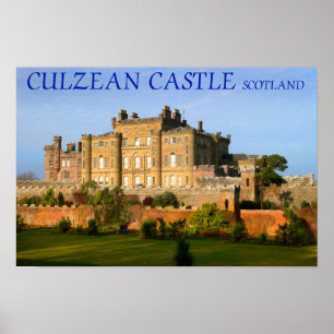 Poster château culzean Ecosse