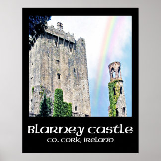 Poster Château de Blarney, Irlande. Irlandais, Poster, Ca