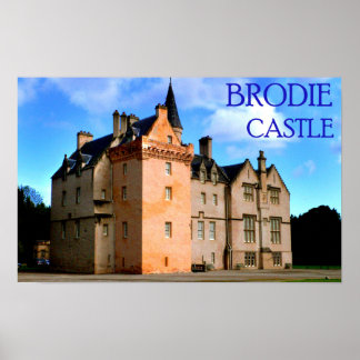 Poster château de brodie