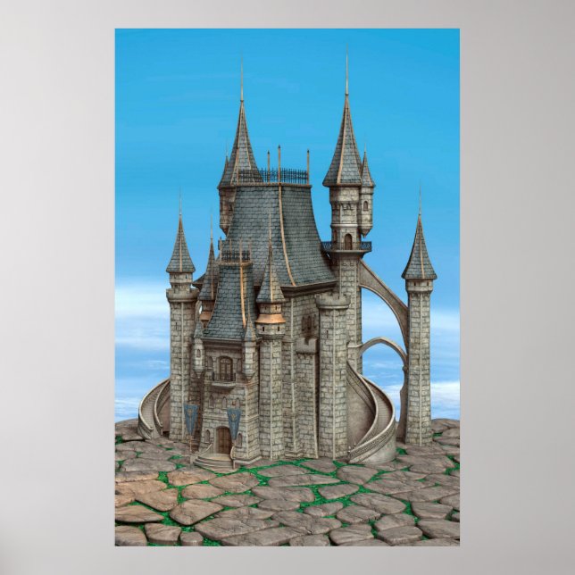 Poster Château de Conte de Fées (Devant)