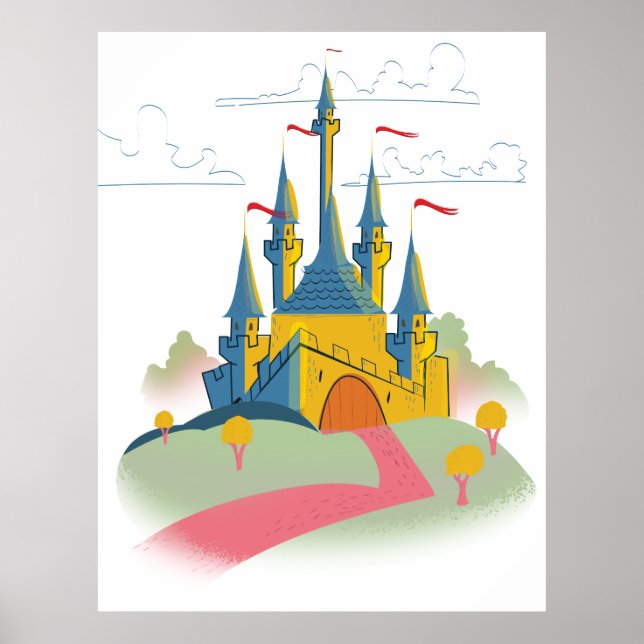 Poster Château de conte de fées (Devant)